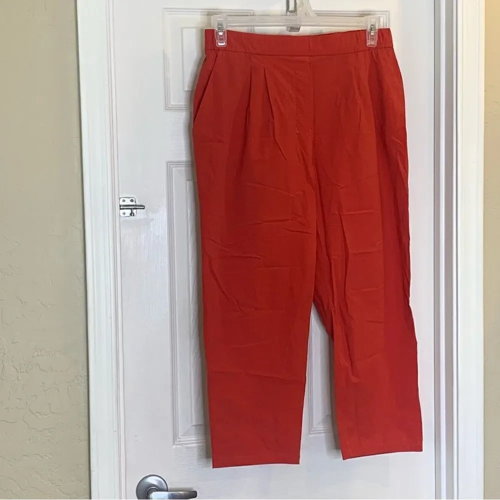 Lululemon Your True Trouser High Rise Crop Carnation Red Size 10